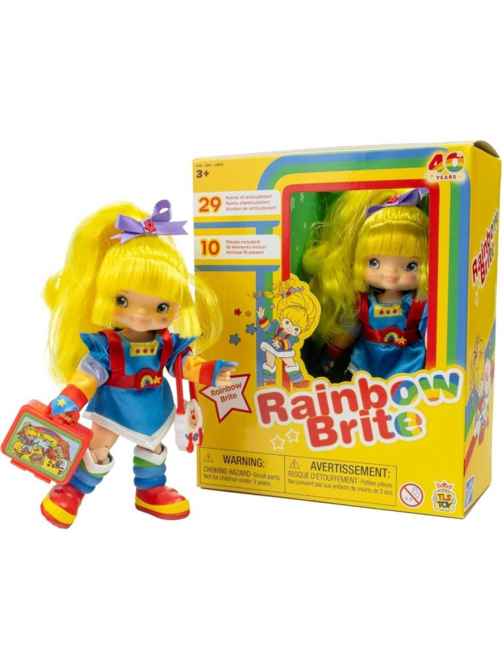 Rainbow Brite 5.5" Fashion Doll With 10 Pieces The Loyal Subjects
